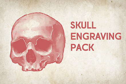 VINTAGE SKULL ENGRAVING PACK