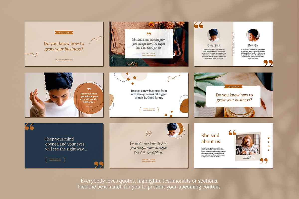 Webinar Course Slide Deck / Kayla, a Presentation Template by Mirazz (Photo 9 of 15)