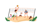 Families, parents & kids spend time, a Person Illustration by PaperTrident (Thumbnail 8 of 9)