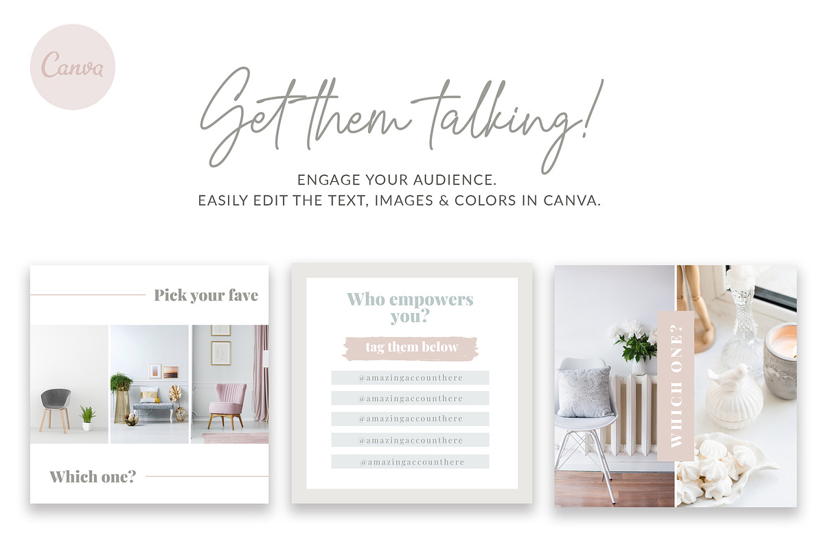 Instagram Templates for Canva, a Social Media Template by Sweet Little Muse (Photo 4 of 5)