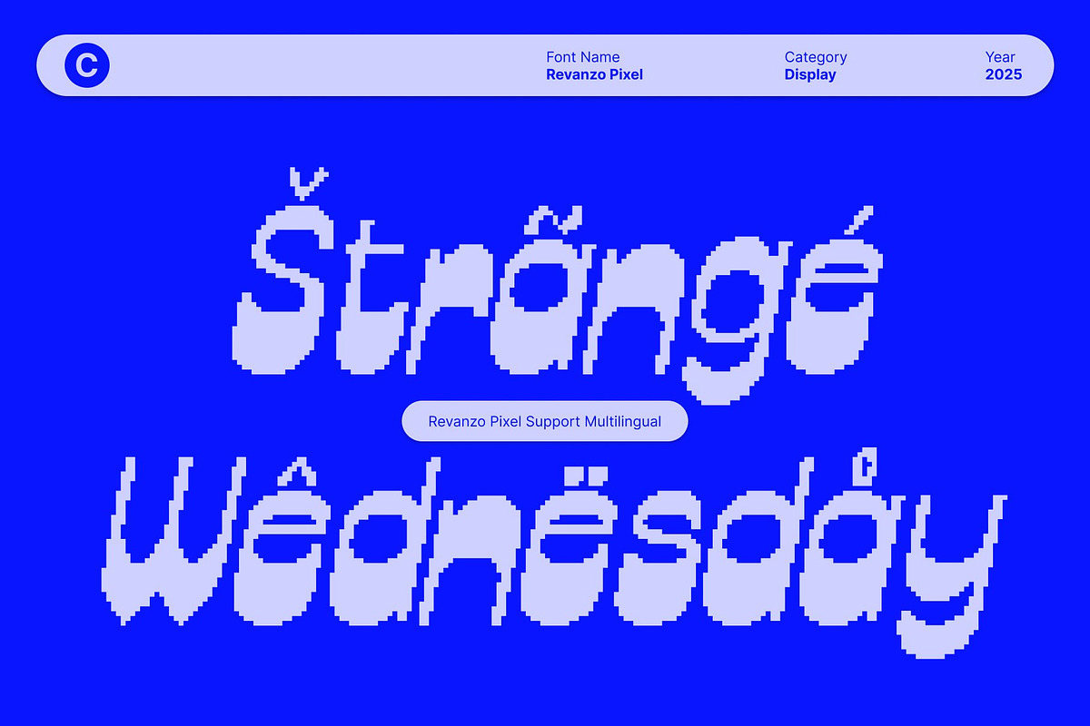 Revanzo Pixel, a Sans Serif Font by Craft Supply Co. (Photo 6 of 8)