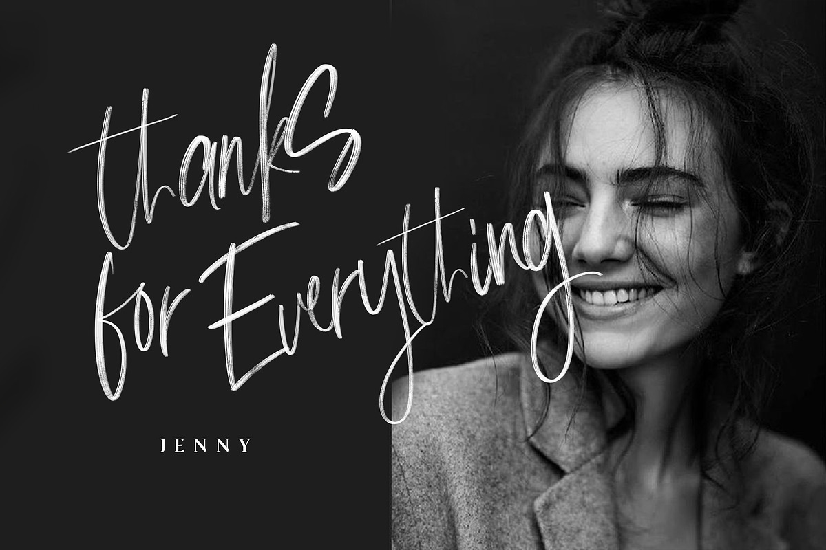 Milles Svg - Unique Handwriting, a Script Font by Fortunes Co (Photo 14 of 14)