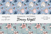 Winter Seamless Patterns, a Pattern Graphic by Rosabebe (Thumbnail 2 of 2)