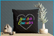 Mental Health Counselor Heart Rainbo, a Graphic by Creativeusart (Thumbnail 4 of 4)