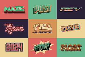 Alive! - Editable Graphic Styles, a Layer Style Add-On by DKNG Studios