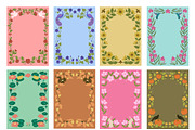 Seasonal Floral Frames & Borders Set, a Seasonal Illustration by CreativeChristiana (Thumbnail 4 of 6)