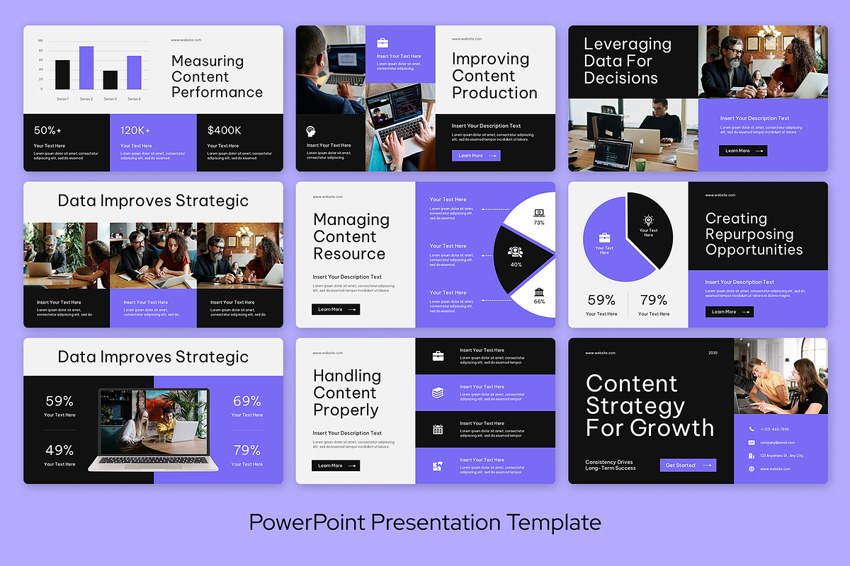 Content Strategy Framework, a Presentation Template by Sixtemp (Photo 3 of 3)