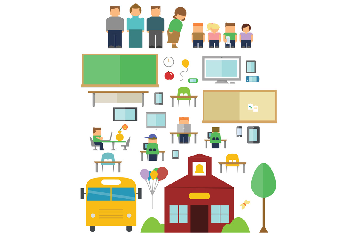 Back to School Icons, an Education Illustration by SJagiello