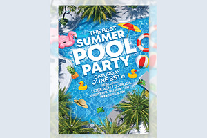 Pool Party Flyer