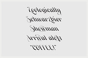 Mrs Carter, a Font by Simon Walker (Thumbnail 3 of 8)