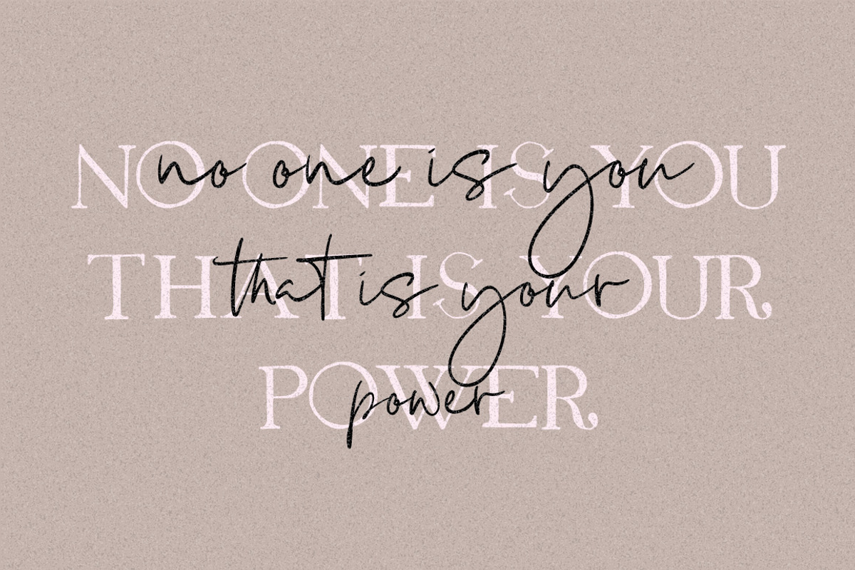 Luscious Quinn Font Duo preview 5