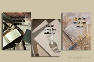 Mood Lines – Aesthetic Poster Set, a Graphic by J. Neves