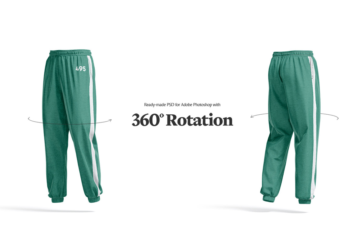 Sweatpants Animated Mockup, a Bottom Mockup by rebrandy (Photo 3 of 14)