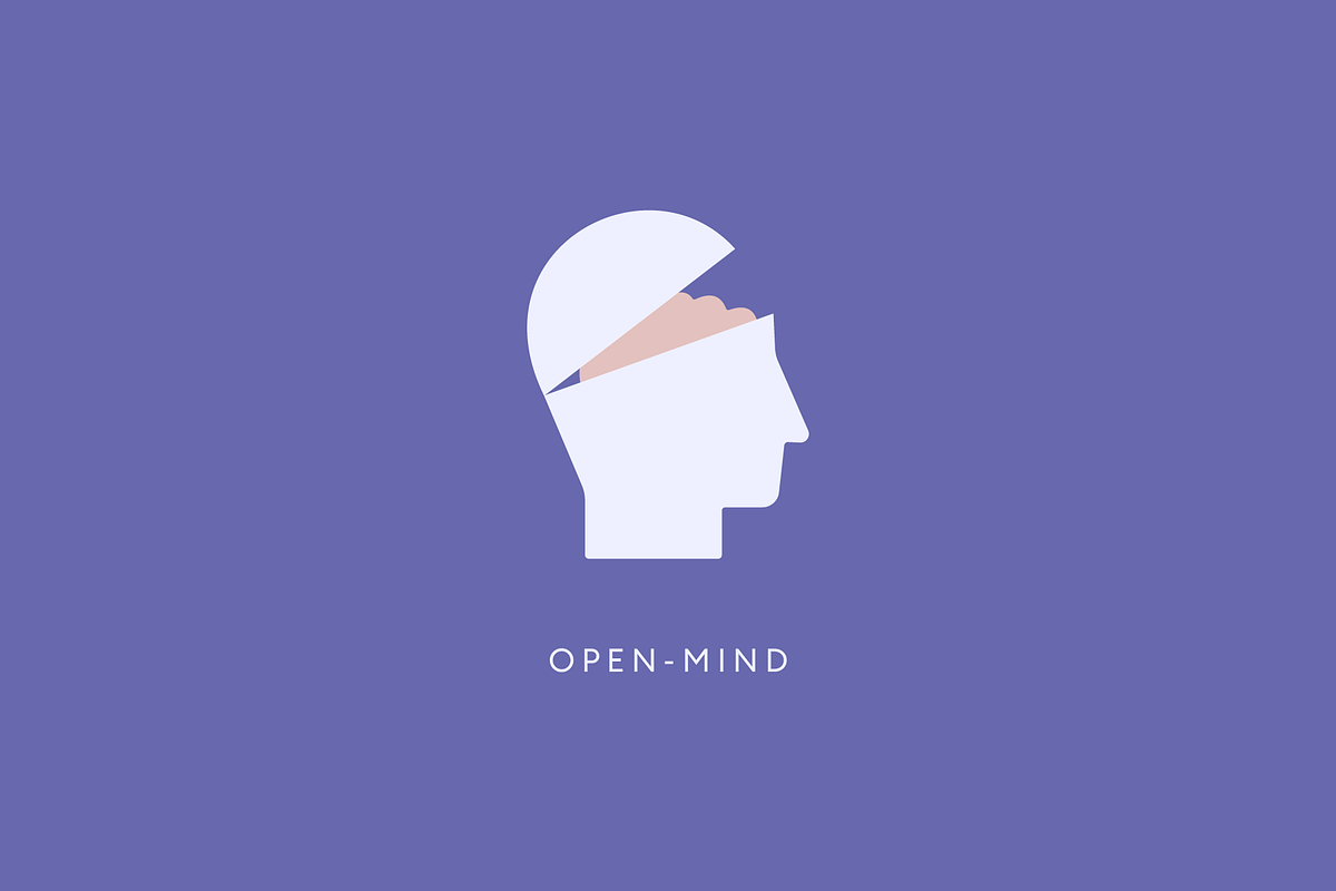 Open-mind illustration and logo, an Illustration by ulvinomarov (Photo 1 of 2)
