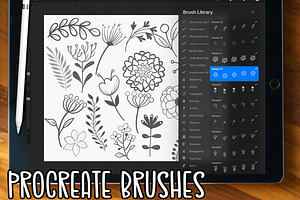Procreate Botanical Brushes