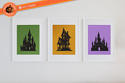 Castile & Witch House Stamp Brush, a Brush Add-On by vectstudio (Thumbnail 5 of 10)