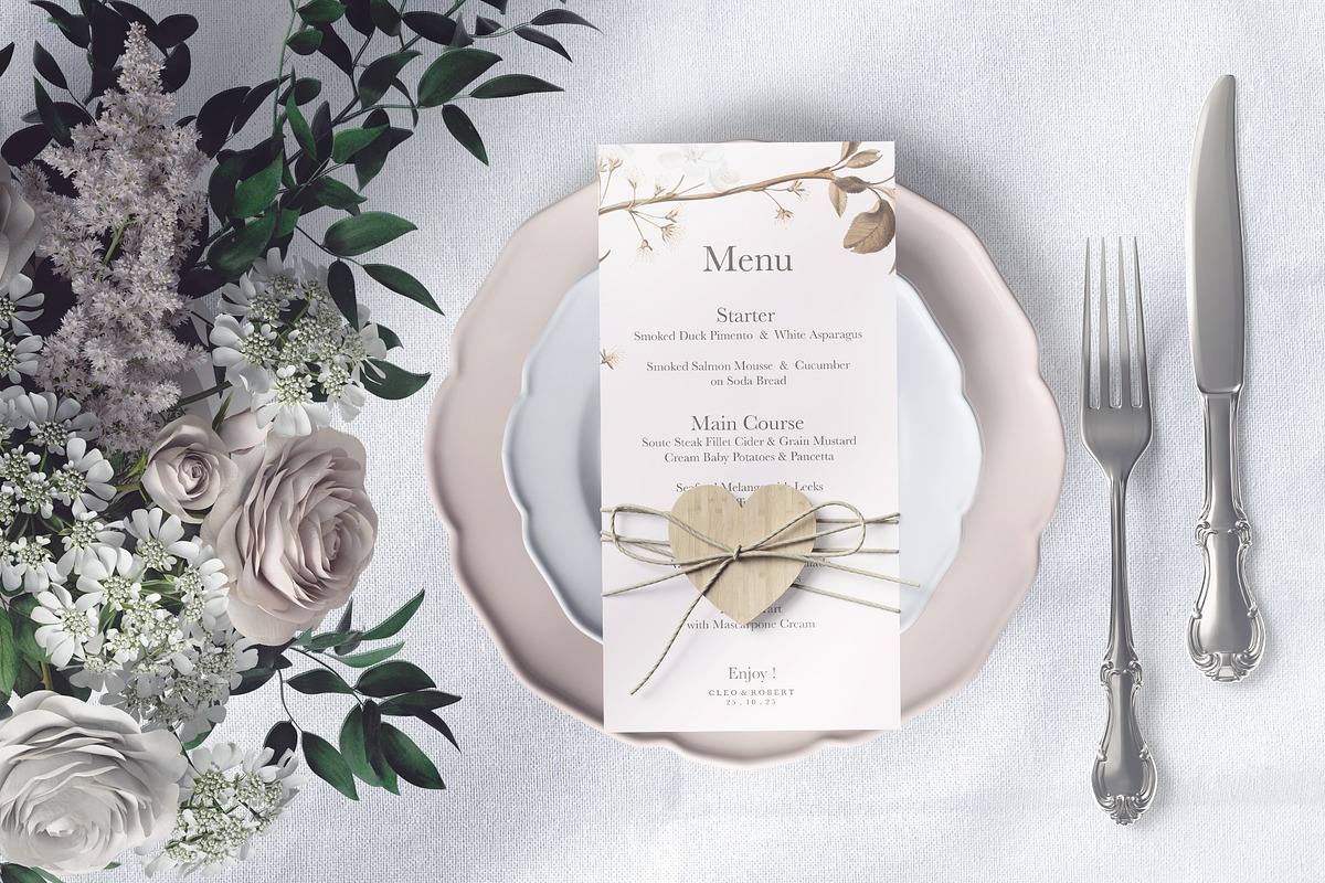 Botanical II (Wedding Suite), an Invitation Template by EvitePapery (Photo 4 of 7)