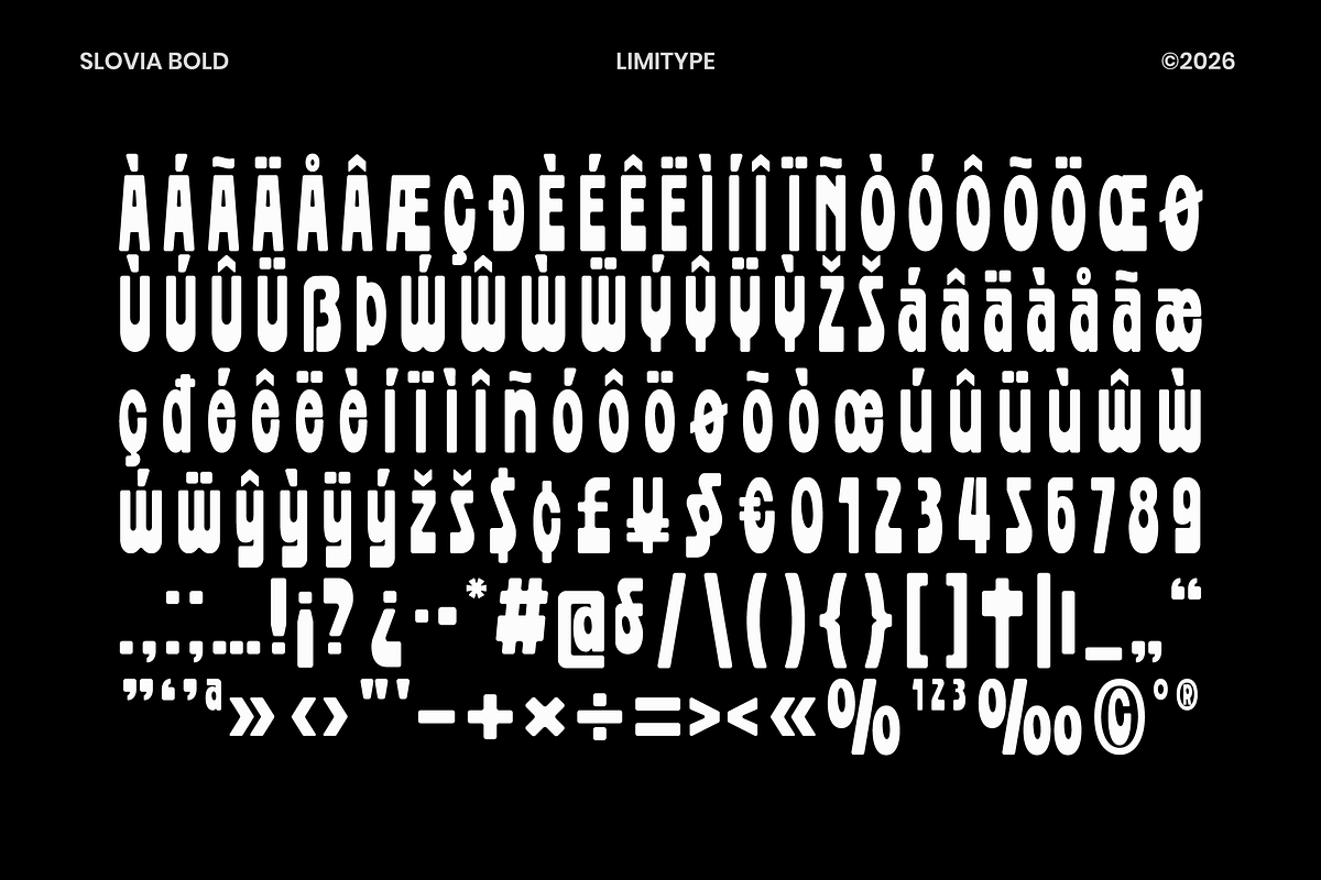 Slovia - Bold Condensed Font, a Sans Serif Font by limitype (Photo 11 of 12)