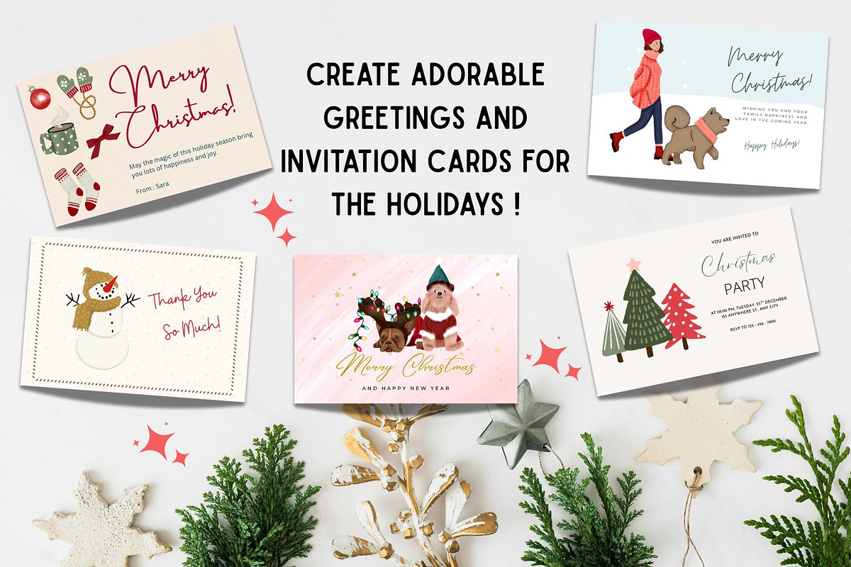 Cozy Christmas Aesthetic Bundle, an Illustration by Sabadesignz (Photo 2 of 8)