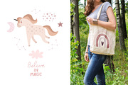 Unicorns and Princess, a Background Graphic by AnnieArt (Thumbnail 4 of 7)