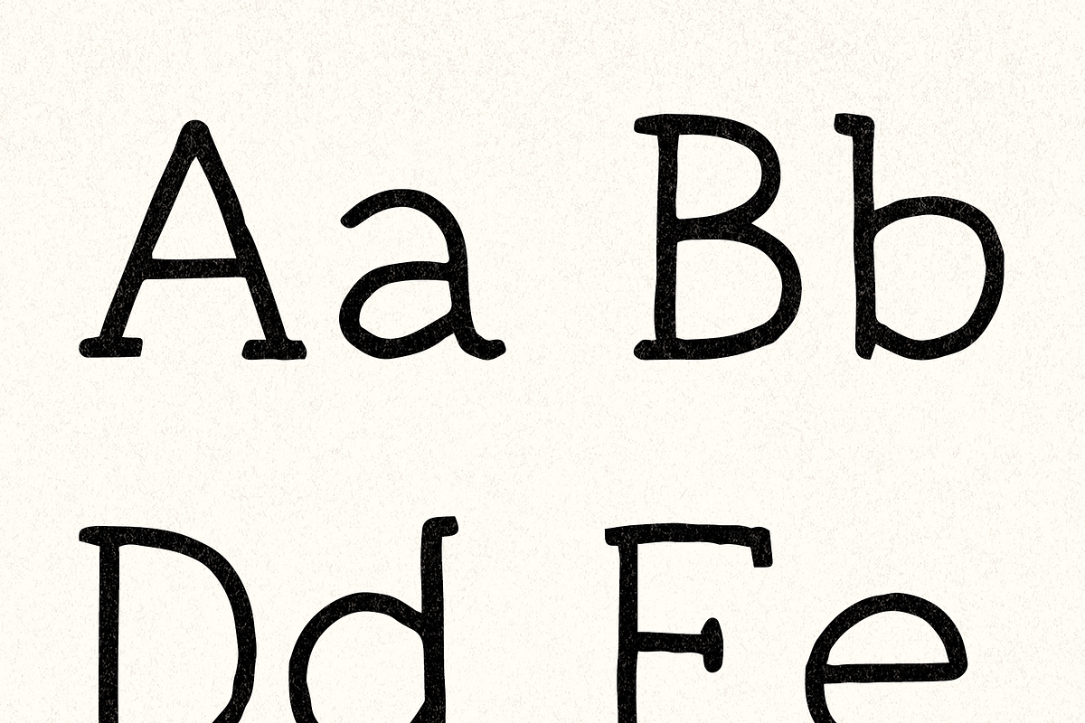 Ginger - Hand Drawn Typewriter Font, a Slab Serif Font by Minna May Design (Photo 6 of 7)