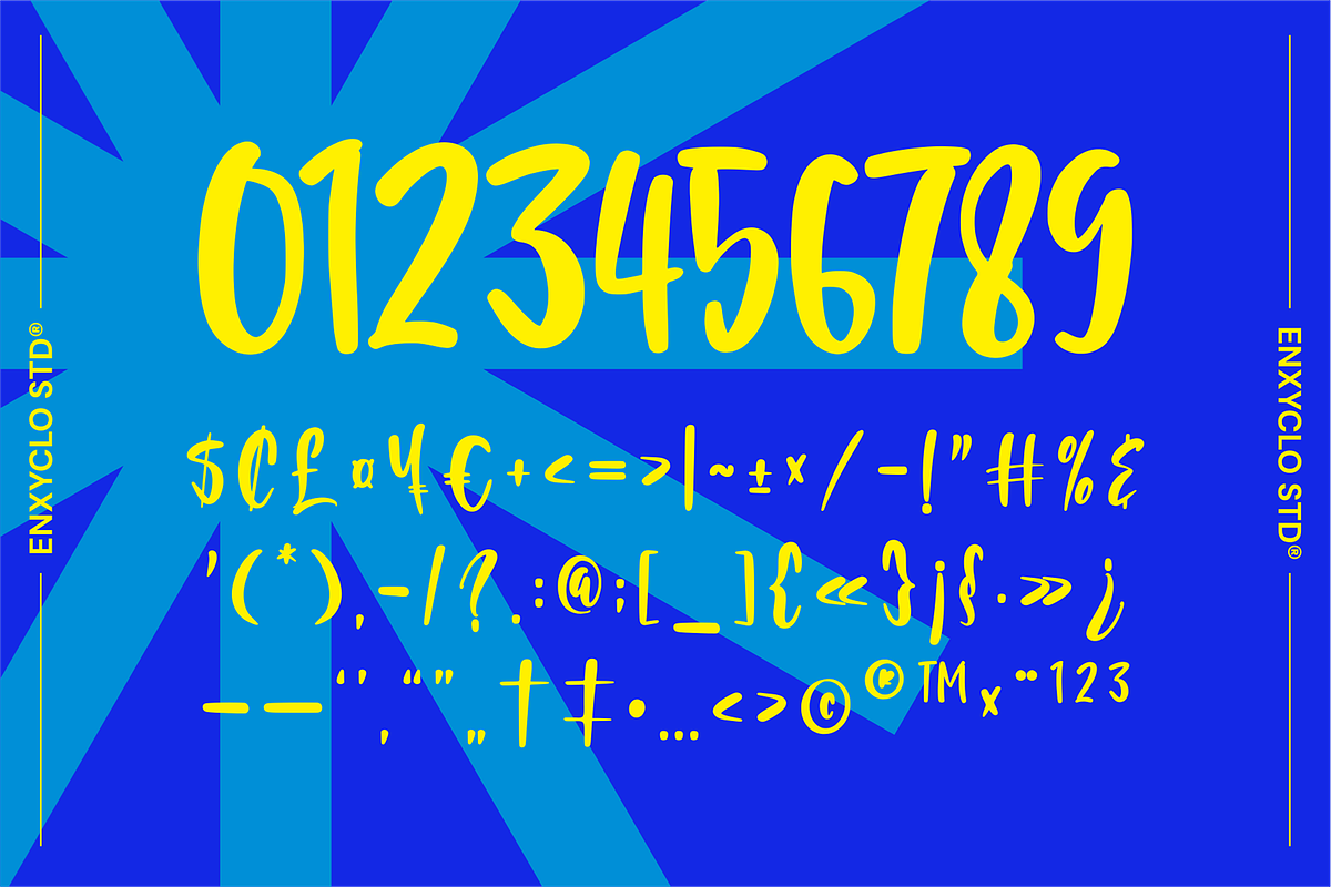 Overglows - Bold Brush Font, a Handwritten Font by Enxyclo Studio (Photo 12 of 14)