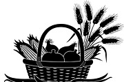 Thanksgiving Harvest Silhouette, an Illustration by Creativeshirt (Thumbnail 15 of 51)
