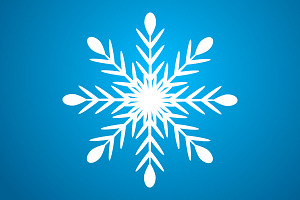 Christmas Snowflake Set Vector