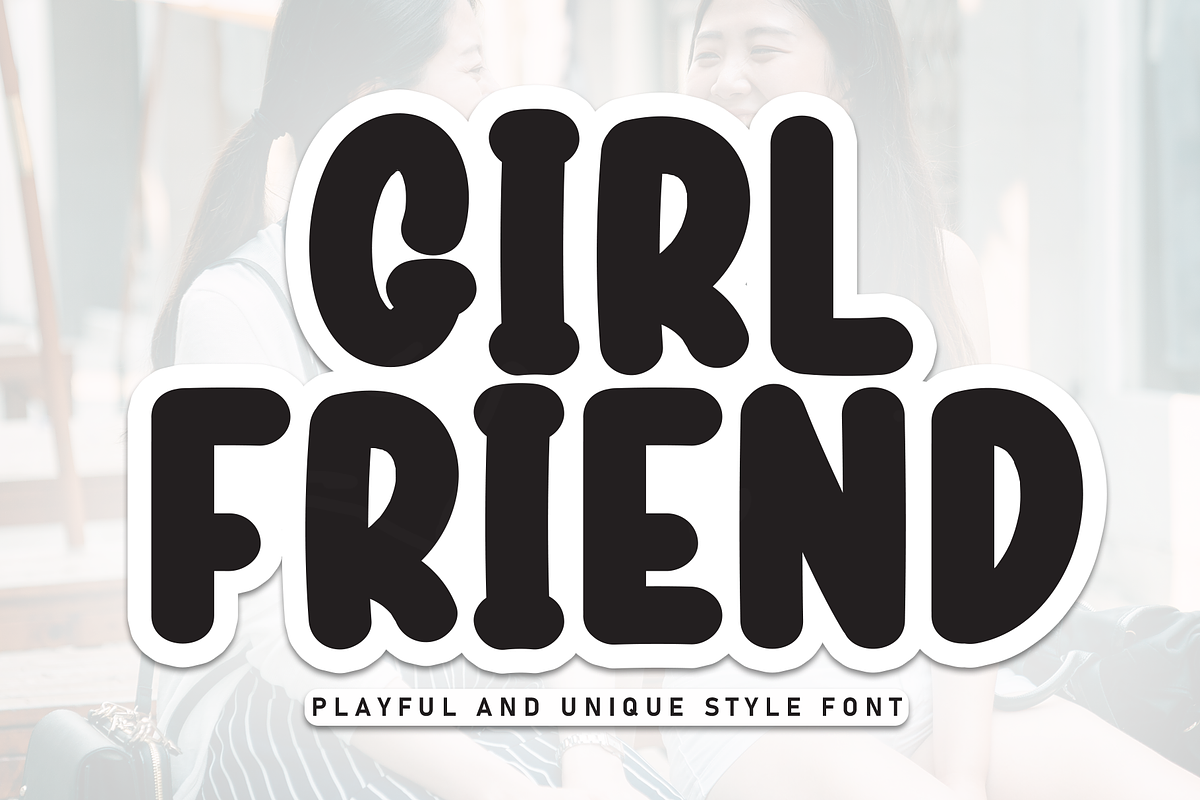 Girl Friend | Script Font, a Script Font by Scratchones (Photo 1 of 8)