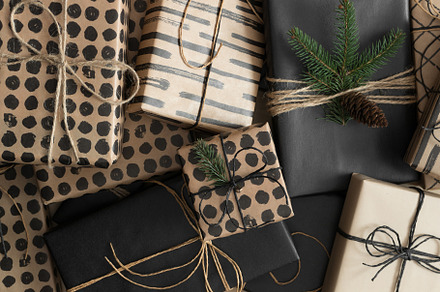 Multiple christmas gifts, JPEG