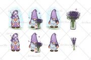 Lavender Gnome PNG Clipart, a Person Illustration by DekoArt (Thumbnail 2 of 3)
