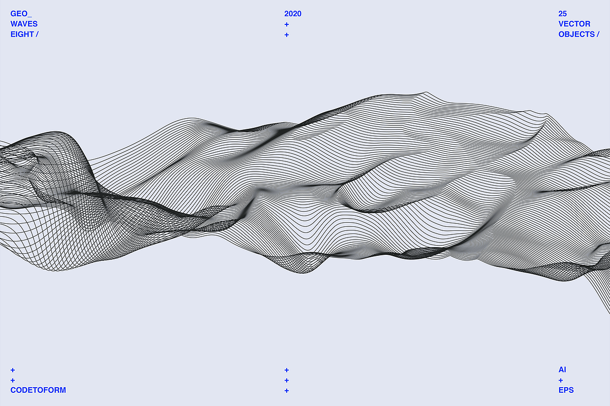 GEO_WAVES8 Vector Pack, a Background Graphic by codetoform (Photo 13 of 27)