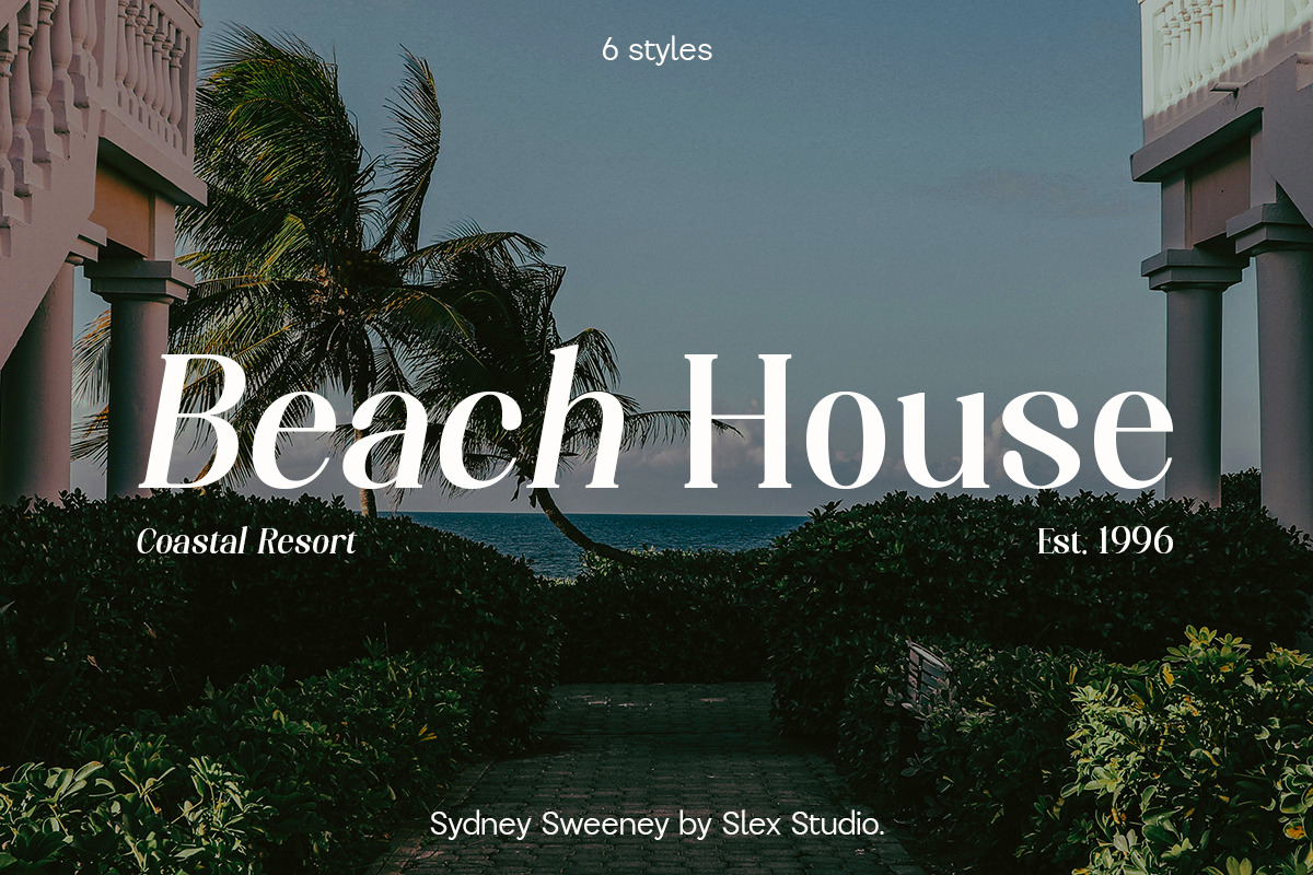 Sydney Sweeney, a Serif Font by Slex Studio (Photo 7 of 12)