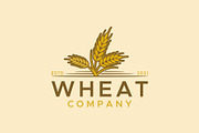 Wheat Logo Vector Design Inspiration, a Branding & Logo Template by Atlantis X Nurman Arbai (Thumbnail 2 of 2)