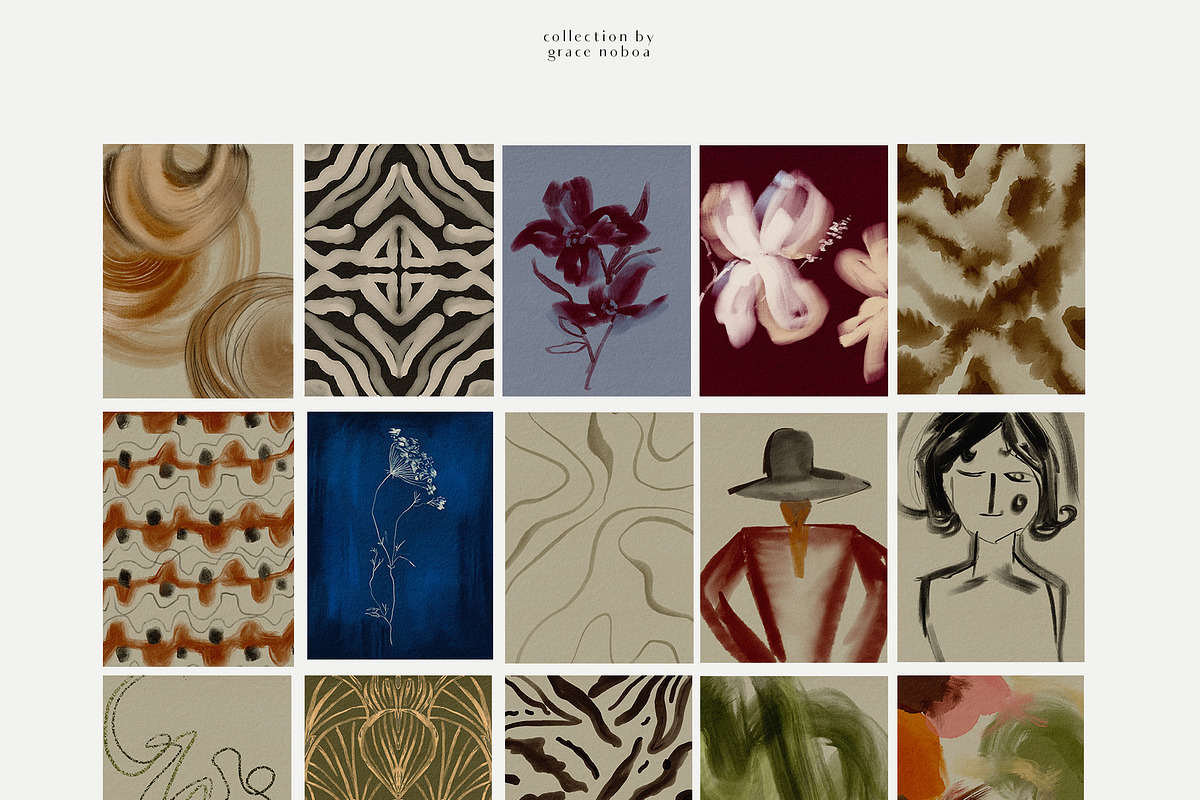 Gallery background prints & posters, a Background Graphic by Grace Noboa Illustrations (Photo 3 of 22)