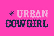 Urban Cowgirl, a Serif Font by Miguel Ibarra Design (Thumbnail 1 of 5)