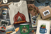 Vintage Camp Badge Logo Mega Kit, a Branding & Logo Template by JeksonGraphics (Thumbnail 27 of 37)