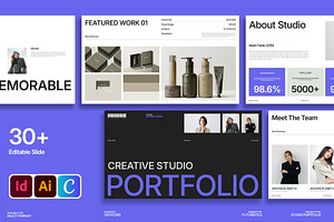 Studio Portfolio Presentation, a Presentation Template by Devators