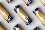 Battery AA Mock-up, a Product Mockup by zippypixelstudio (Thumbnail 9 of 9)