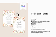 Wildflower Wedding Invite Template, an Invitation Template by Cottontail Paper Shop (Thumbnail 5 of 7)