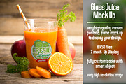 Glass Juice Mock Up, a Product Mockup by Pixel Place (Thumbnail 1 of 6)