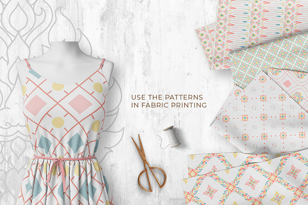 Thai Patterns Collection, a Pattern Graphic by AsianElements (Photo 6 of 13)