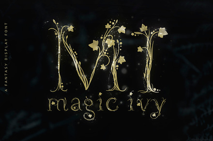 Magic Ivy. Botanical Font., a Serif Font by AnMark