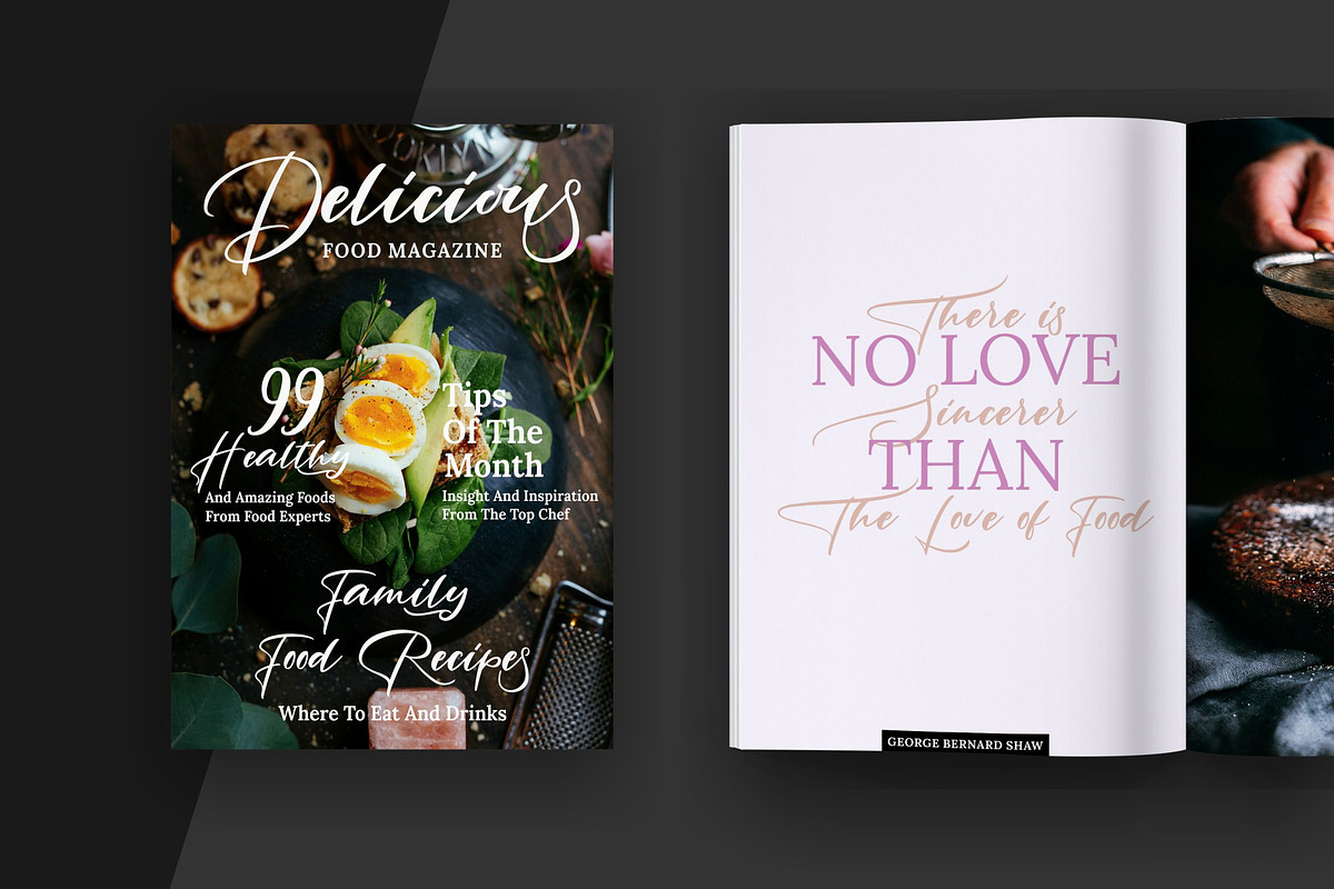 Rantting Tjinta - Handwritten Font, a Script Font by StringLabs (Photo 5 of 9)