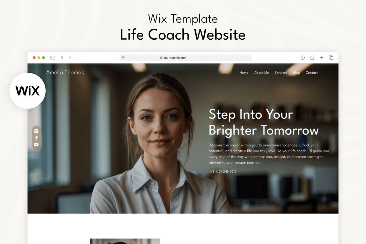 Life Coach & Therapist Wix Template, a Wix Template by Templify Studio (Photo 1 of 6)