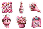new year clipart, an Illustration by CreationArt (Thumbnail 2 of 6)