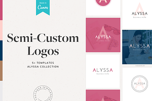 Alyssa Logo Canva Template