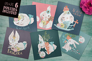 Lovely Bunnies Collection, an Animal Illustration by Anna Babich (Thumbnail 4 of 6)