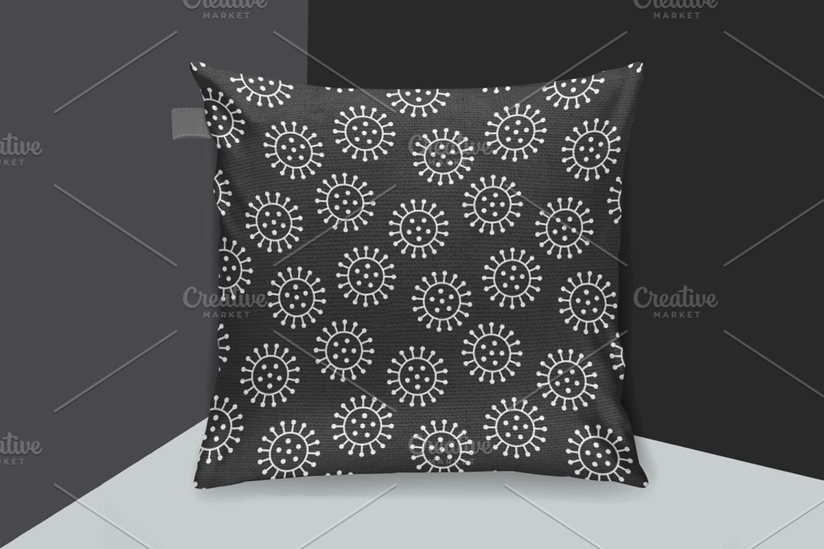 Drawing seamless virus patterns, a Pattern Graphic by ExpressShop (Photo 6 of 6)