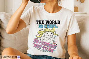 The World is Cruel so I Choose SVG, a Graphic by mh_arif